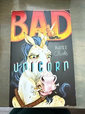 BAD Unicorn Paperback Book - Colorful Illustrated Cover